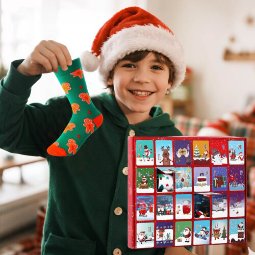Calendrier de l'Avent chaussettes de Noël 2025 1