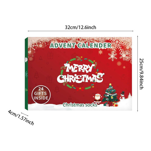 Calendrier de l'Avent chaussettes de Noël 2025 2