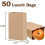 50er-Packung braune Papiertüten, lebensmittelecht 3