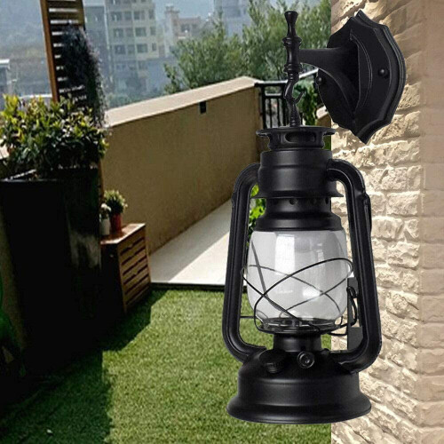 Außenwandleuchte, Industrielle 3W rustikale Laternenlampe 1