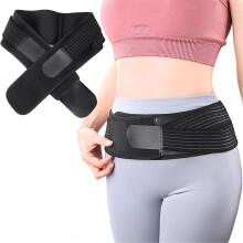 SI Joint Support Belt Large Adjustable Breathable Pelvic and Sciatica Relief for Men and Women