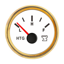 Medidor de nível de esgoto de 52 mm para carro, barco e uso marítimo, 0-190 ohms, 240-33 ohms, L-F316L, à prova d'água, para tanques de