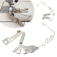 Calcador para viés de máquina de costura industrial, dobrador de borda dupla 20-36mm, ângulo reto com parafuso ajustável – Compatível com