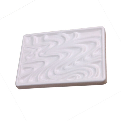 HEMOTON Wave Keramik-Aquarellteller Weiß