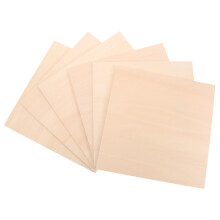 OUNONA 6 Stück 3 mm dicke Sperrholz-Rohholzplanken für DIY-Regale, Bastelarbeiten, Modellbau und Holzbearbeitungsprojekte