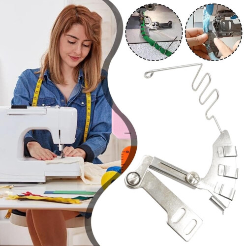 Βιομηχανικό πέλμα ντοσιέ για Overlock, διπλό πτυσσόμενο άκρο 20-36 mm, προσάρτημα δεξιάς 1