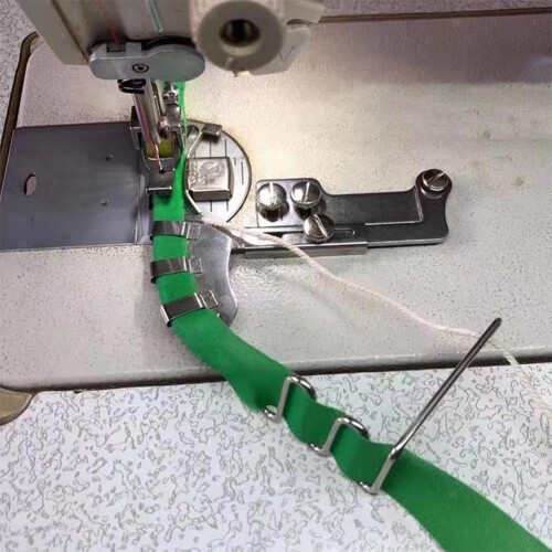 Industrial Sewing Accessory Binding Edge Folder Double Fold Angle Overlock 20-36mm Right Angle Bias Binder Foot Adjustable Screw Precision Stitching 2