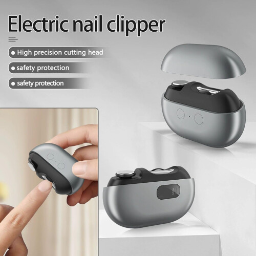 Ηλεκτρικό ψαλίδι και γυαλιστικό νυχιών Imwing Easyclip 2 σε 1 με φως LED – Ασφαλές για 2