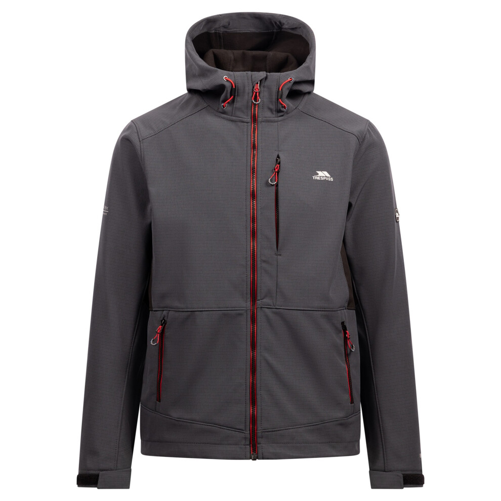 New Trespass Men's (3Xl, Dark ) Dante Soft Shell Jacket Grey