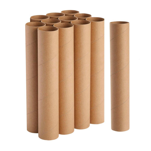 Kartoncsövek barkács projektekhez40cm12 darab 2