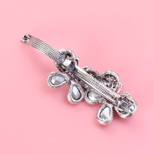 Fermagli per capelli a forma di farfalla con strass di cristallo (6 pezzi) 2
