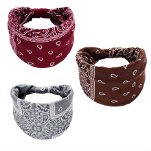 DESIGNICE 3 piezas de diademas elegantes con estampado paisley, diademas gruesas para mujer, ajuste versátil, cómodas para todo el día, estilo 2,