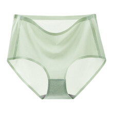 Ultradunne, naadloze slip van ijszijde voor dames, ademend mesh, hoge taille, katoenmix – geschikt voor alle lichaamstypes