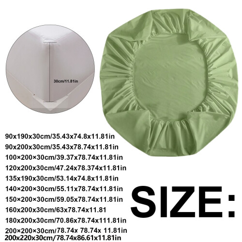 Protège-draps imperméable uni, lot de 1 2