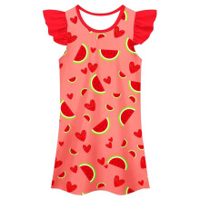 Sommerkleid für Mädchen, lässiges, ärmelloses Spielkleid mit Tiermuster für Kleinkinder, bequemes, locker sitzendes Schlafkleid für den Alltag,