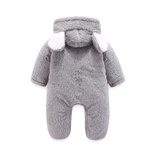 Tutine autunno/inverno per neonati, abbigliamento per neonati e bambine, in pile, con motivo animale orsetto, tutine per neonati, costume di