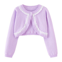 Fesfesfes Cardigan truien voor tienermeisjes, 18M–14Y, effen kleur, lange mouwen, gebreide trui met knoopsluiting – Leuke kleding voor de