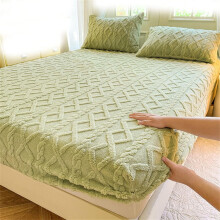 Drap-housse ZIQINPSQ bleu foncé, format king, poches profondes (45-60 cm), chaud et respirant pour l'hiver, antidérapant et doux pour la peau,