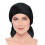 Hodeplagg for kvinner ensfarget stretch mykt hijab-skjerf hodeplagg pannebånd 8