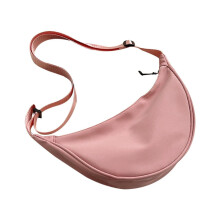 Crossbodytas, trendy kleine schoudertas, casual handtas in dumplingstijl, verstelbare riem voor dames en heren