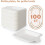 Pratos de Papel Pequenos Midland Products 4 Polegadas - Pratos de Sobremesa de Papel Biodegradáveis de 4 Polegadas | Branco (Branco - 100) 2
