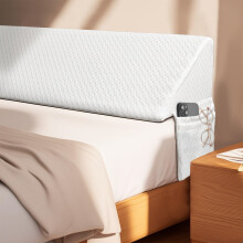 Almofada de cunha para cama, design anatômico, almofada de amamentação e suporte para as costas, preenche o espaço entre a cabeceira e o
