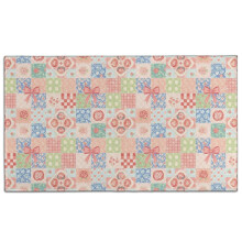 Pioneer Flower Fußmatte mit Blumenmuster, waschbar, rutschfest, für den Innenbereich, geeignet für Eingangsbereich, Schlafzimmer, Küche und