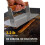 Grillpresse i rustfritt stål 9,25 x 14,7 cm 2