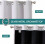 Light Grey Blackout Curtains 42x63 in, 2-Panel Grommet Set 4