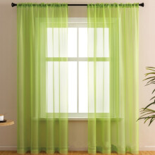 Cortinas translúcidas de 2 painéis com filtro de luz, cortinas para janelas com bolso para varão, para sala de estar/quarto, 99 cm x 198 cm