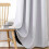 Cortinas blackout para quarto com isolamento térmico e ilhós. 7