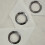 Ensfargede, transparente gardiner i polyester, 2 paneler, 137 x 237 cm 3