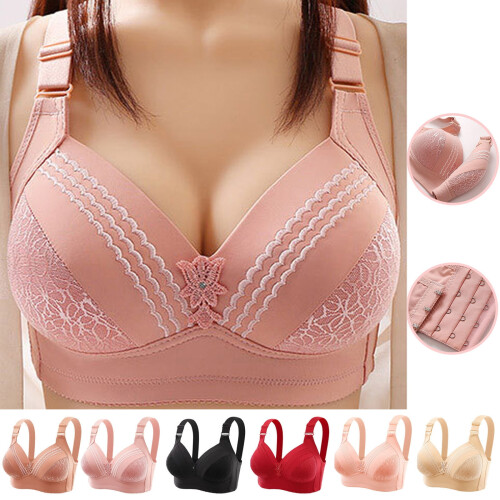 Γυναικεία Σουτιέν Plus Size με Άνετα, Ολόσωμα, Εσώρουχα Push Up, Χωρίς Σύρματα,