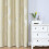 Blackout Curtains Silver Palm Design Beige 52x96 in 2 Pack 6