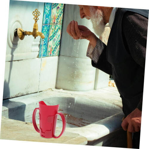 Elderly Drinking Cup with SpillReducing Design, Unbreakable Adaptive Feeding Cup for Limited Mobility 2