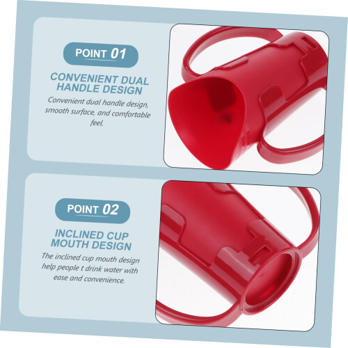 Elderly Drinking Cup with SpillReducing Design, Unbreakable Adaptive Feeding Cup for Limited Mobility 1