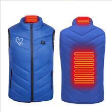 Dětská vyhřívaná vesta, USB Smart Constant Temp, 2 topné zóny, Softshell, pro věk 4-15 let, kompatibilní s USB powerbankami