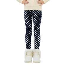 Mädchen Winter-Fleece-Leggings mit Blumenmuster, gefüttert, Kleinkinder, Kinder, Blumenmuster, dick, warm, klassisch, Größe 3-13 Jahre