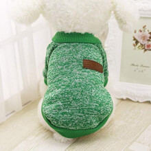 Pull classique en maille pour chien, manteau polaire pour chiens de petite et moyenne taille, vêtements chauds et doux pour chiots et chiens mâles.
