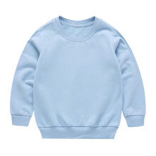 Boys And Girls Long Sleeve Shirts Solid Color Round Neck Long Sleeve Top Casual And Comfortable Hoodie Basic Tees for Teen Youth