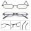 MAINYU Slim Blaulichtfilter-Lesebrille Rechteckig 3