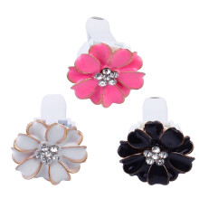 Lot de 3 accessoires de voiture en forme de fleurs, clips pour diffuseur de parfum pour aération