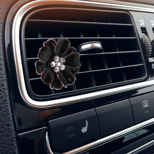 Lot de 3 accessoires de voiture en forme de fleurs, clips pour diffuseur de parfum pour aération 2
