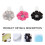 Lot de 3 accessoires de voiture en forme de fleurs, clips pour diffuseur de parfum pour aération 4