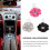 Lot de 3 accessoires de voiture en forme de fleurs, clips pour diffuseur de parfum pour aération 8