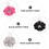Lot de 3 accessoires de voiture en forme de fleurs, clips pour diffuseur de parfum pour aération 2