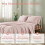 Ensemble de draps en rayonne de bambou et microfibre Queen 4 pièces 5