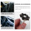 Lot de 3 accessoires de voiture en forme de fleurs, clips pour diffuseur de parfum pour aération 7
