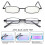 MAINYU Slim Blaulichtfilter-Lesebrille Rechteckig 4