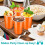 100Orange 16oz Einweg-Plastikbecher 3